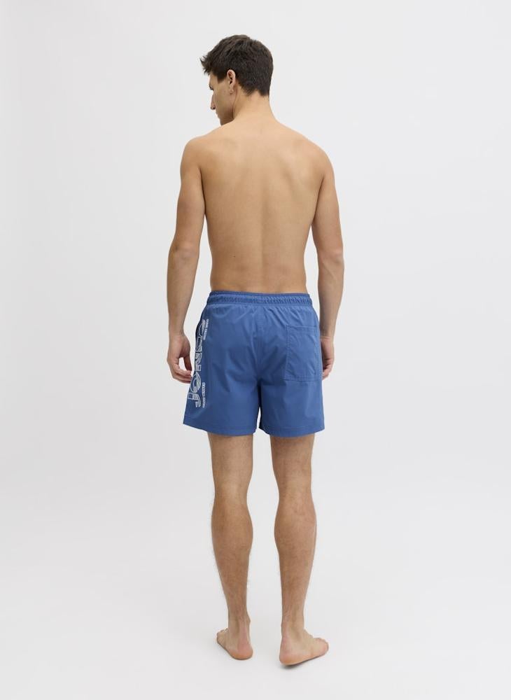 JACK & JONES Logo Drawstring Swim Shorts - Image 2